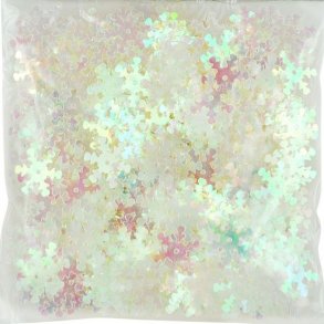 Jul Dekoration Konfetti Snefnug