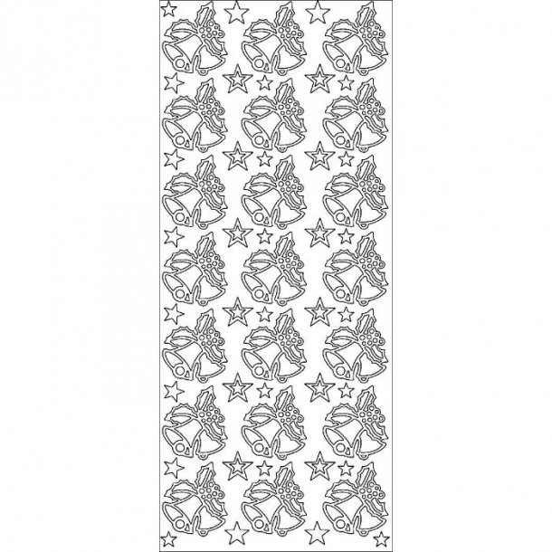 Stickers Peel Of Juleklokker Guld