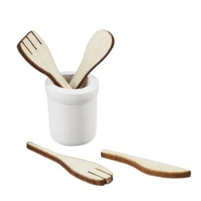Mini  Krukke Med Kkkenredskaber