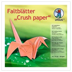 Origami - Foldepapir URSUS Crush Papir 15x15 cm/50 ark/120g