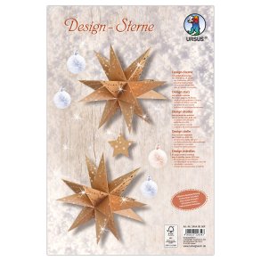 Ursus Design Stjerner Folie Kraftkarton 