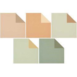 Origami - Foldepapir Jordfarver 15 x 15 cm / 70g / 100 Ark