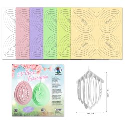 Lav Selv 3D P�ske�g 11.5 X 8.5 cm / 12 stk