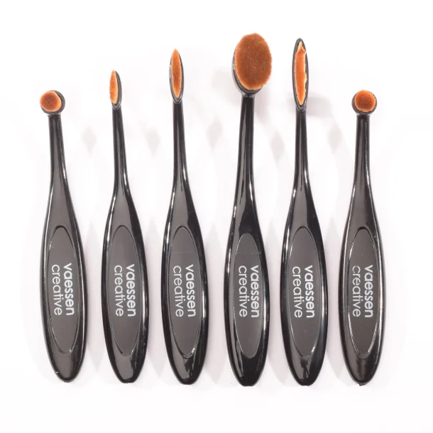 Blending Brushes - Blandnings Pensler Med Ergnonmiske Greb - 6 stk