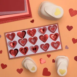 Punch Hjerte St - 3 stk