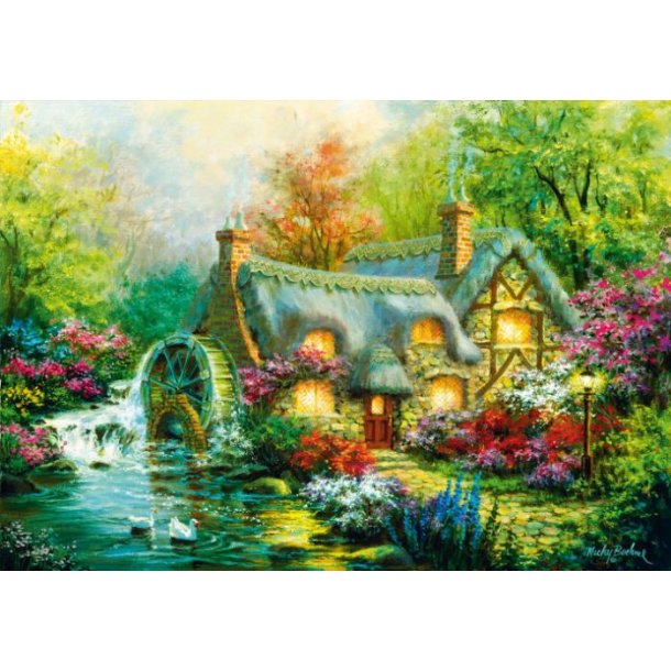 Bluebird - Puzzle - Puslespil - Country Retreat
