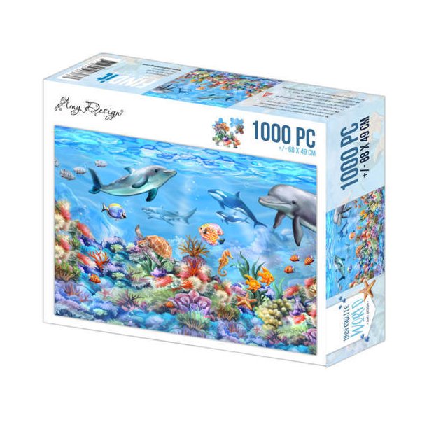 Jigsaw Puzzle Puslespil Underwater World Diverse Papirgalleriet