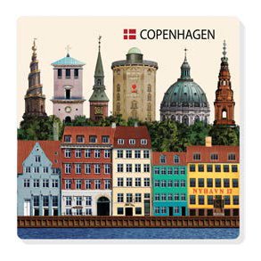 Bordskner / Coasters Nyhavn Med Trne