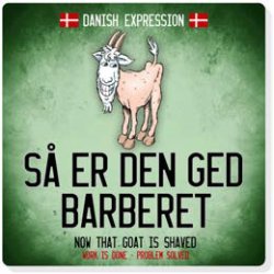 Bordskner / Coasters S Er Den Ged Baberet