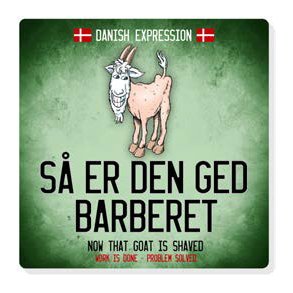 Bordskner / Coasters S Er Den Ged Baberet