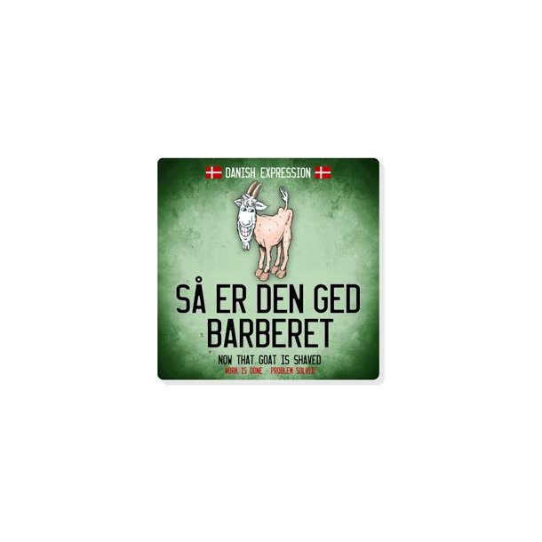 Bordskner / Coasters S Er Den Ged Baberet
