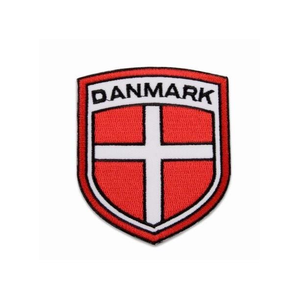 Stofm�rker / Strygem�rker Danmark Dannebrog Flag - Stor