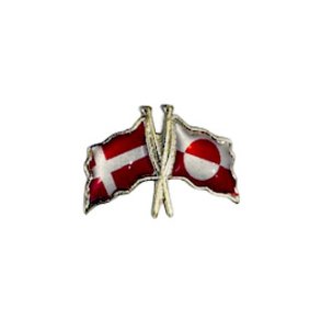 Emblem/Pins Gr�nlad & Danmark 
