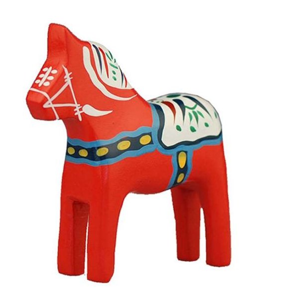 Figur Hest Dalar Farver 7.5 cm