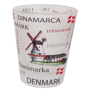 Shotglas Frosted Denmark