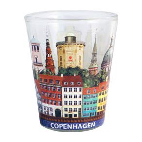 Shotglas Nyhavn med trne