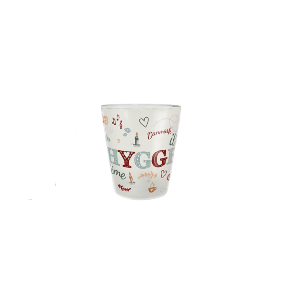 Shotglas Hygge Collage Frosted