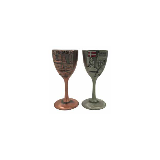 Shotglas Metal Danmarks Motiver 2D