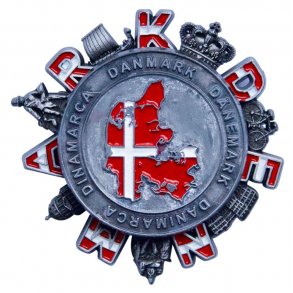 Magnet  Fidget Spinner Danmarks Kort