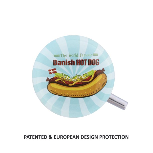 Magnet Cykelringeklokke Hot Dog - Dansk Patenteret