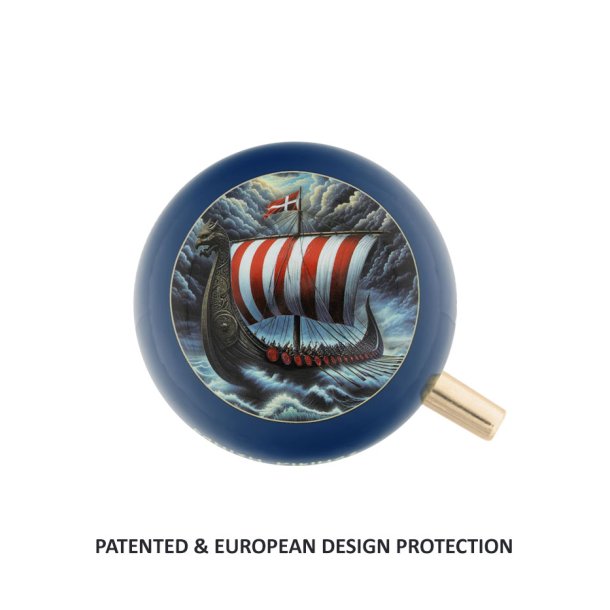 Magnet Cykelringeklokke Vikingeskib - Dansk Patenteret