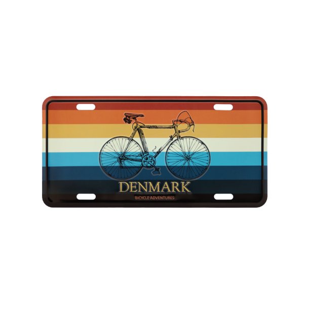 Metalskilt 2D Cykel