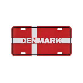 Metalskilt 2D Denmark