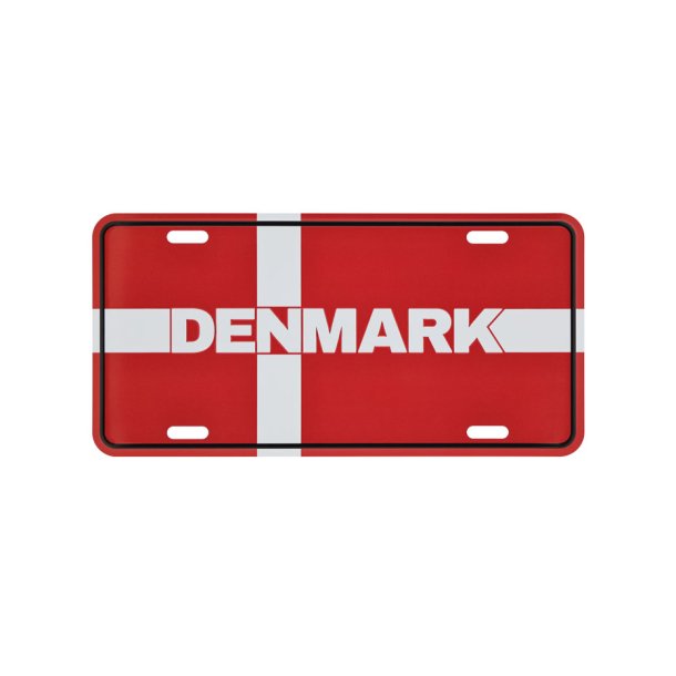 Metalskilt 2D Denmark