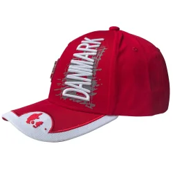 Caps/Kasket Danmark Med Dannebrog Flag Metal Emblem 