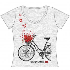 T-Shirt - Damecykel 