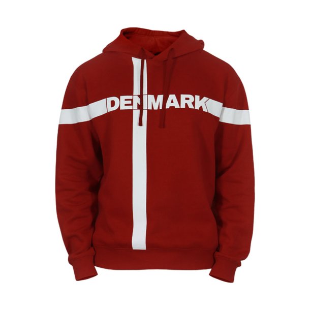 Hoodie - Sweatshirt Httetrje Dannebrog - kologisk Bomuld