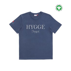T-Shirt Hygge Bl - 100% Organisk Kmmet Bomuld S-XXL