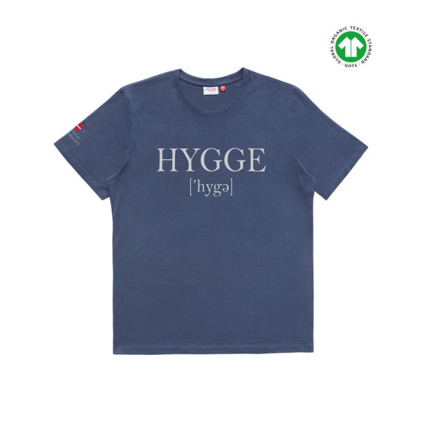 T-Shirt Hygge Bl - 100% Organisk Kmmet Bomuld S-XXL