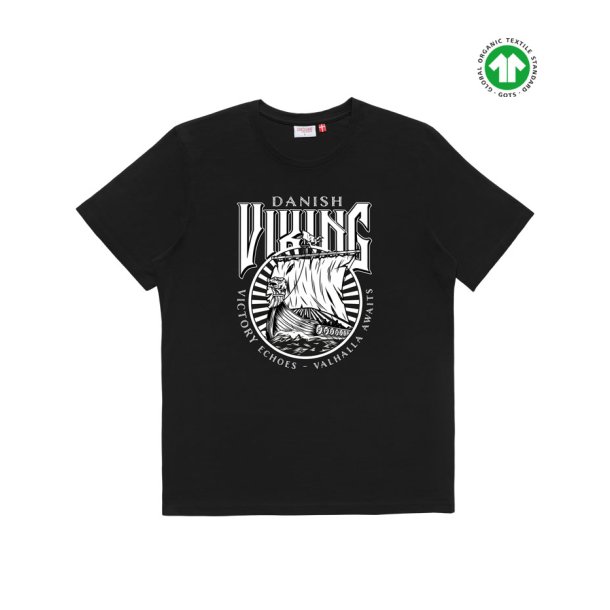 T-Shirt Danish Viking - 100% Organisk K�mmet Bomuld S-XXL