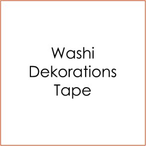 Washi Dekorations Tape
