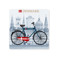 Bordskner / Coasters Herrecykel - Keramisk Med Kork Bund