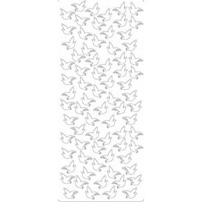 Stickers Peel Off Duer Guld 