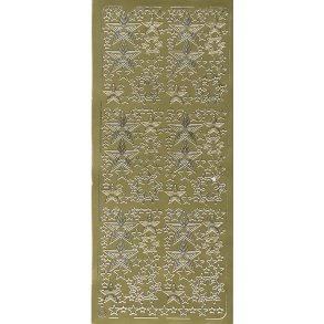 Stickers Peel Off - Stjerner Guld 