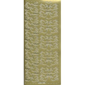 Stickers Peel Off Duer Guld 