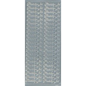 Stickers Peel Off - Gldelig Jul Slv - 6651