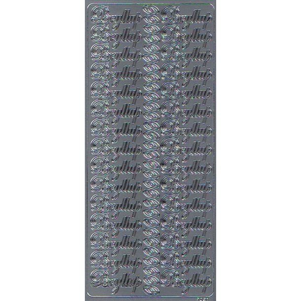 Stickers Peel Off Bryllup Slv - 7021