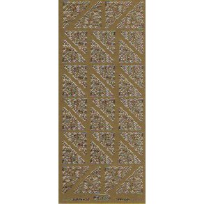 Stickers Peel Of Hjrner Guld - 846