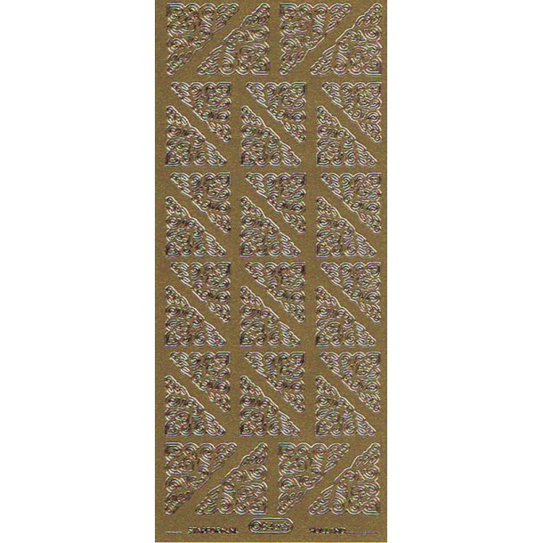 Stickers Peel Of Hjrner Guld - 846