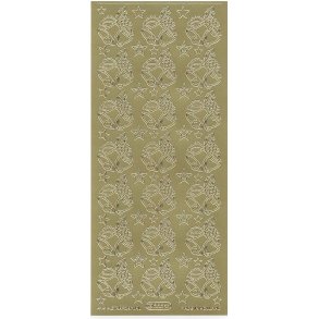 Stickers Peel Of Juleklokker Guld - 855