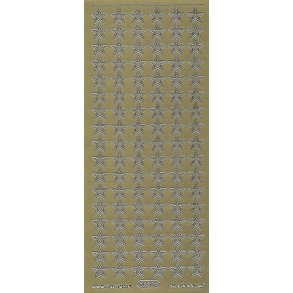 Stickers Peel Of Stjerner Guld 