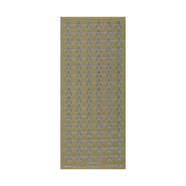 Stickers Peel Of Stjerner Guld 