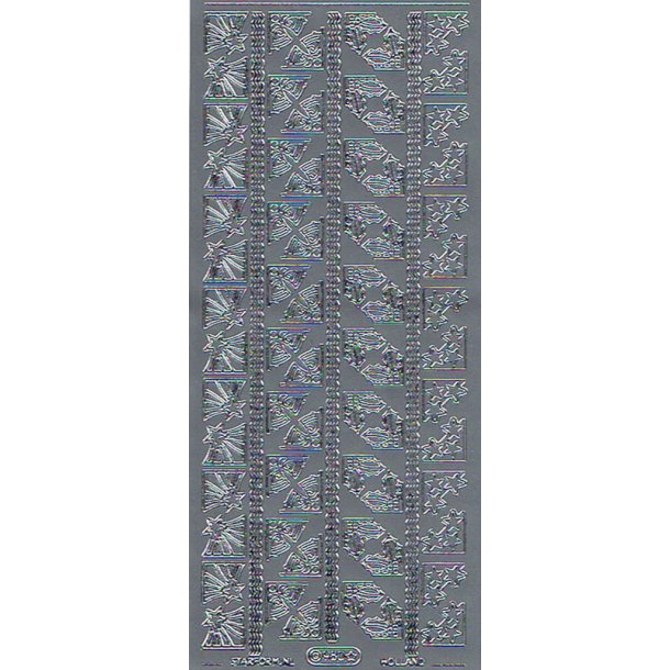 Stickers Peel Of Jul Hjrner Slv - 980