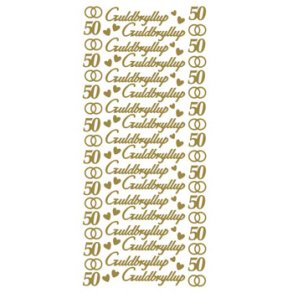 Stickers Peel Of Guldbryllup