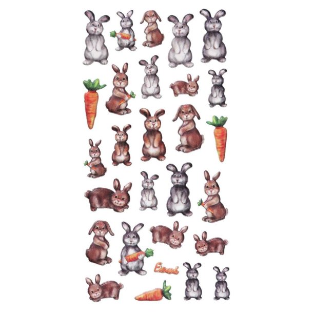 Stickers SOFTY Kaniner