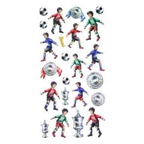 Stickers SOFTY Fodboldspiller & Pokaler